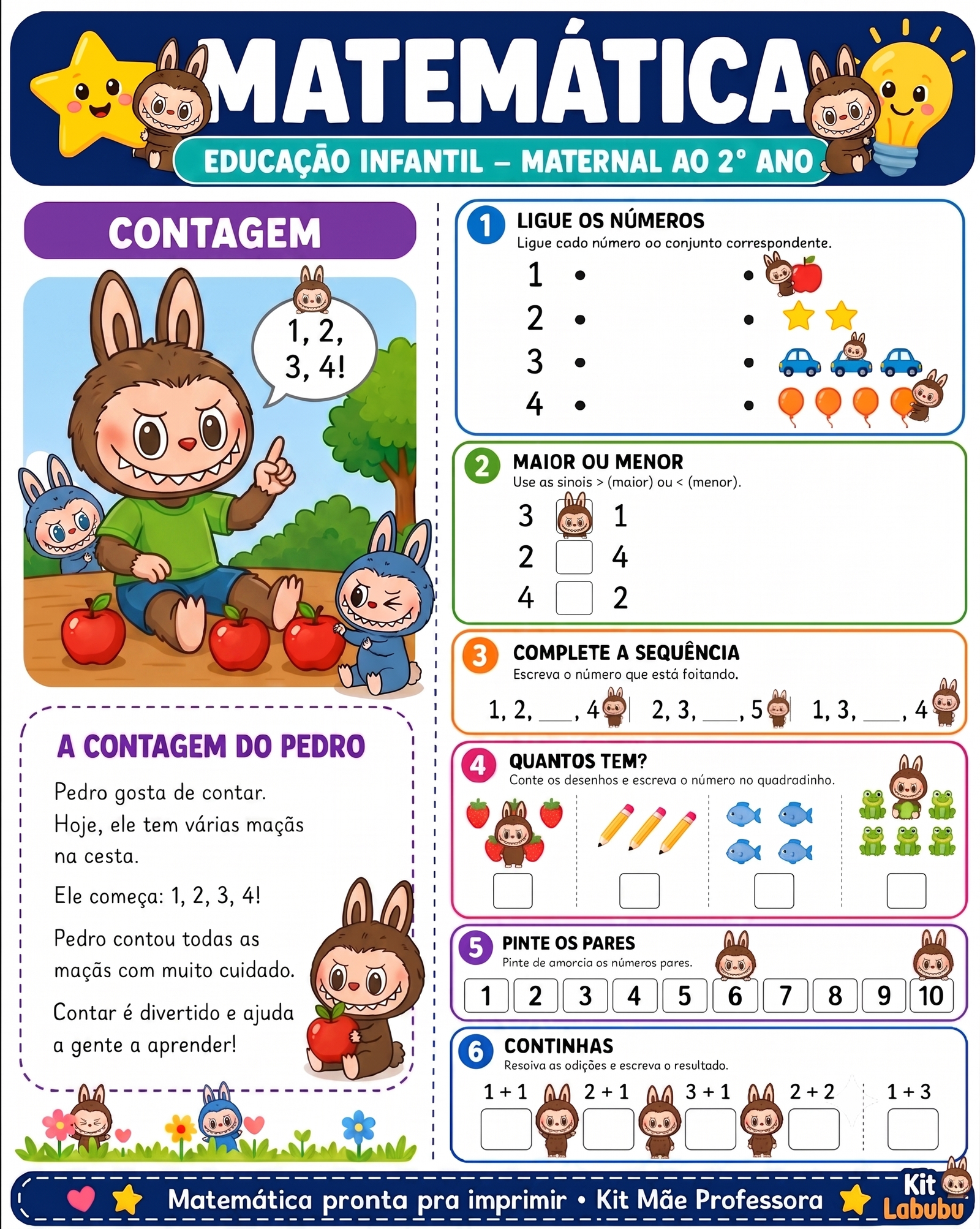 Visualização da Folha de Atividade de Sílabas